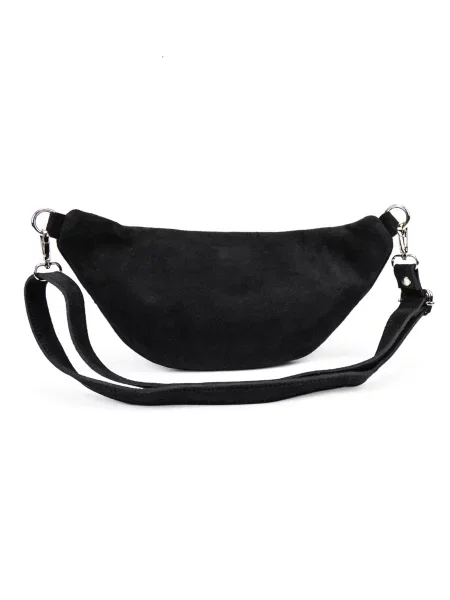 RoyalBag Поясна сумка Замша чорний