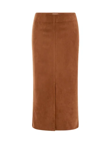 WE Fashion Fustă maro