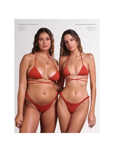 Bikini Reina Olga czerwone