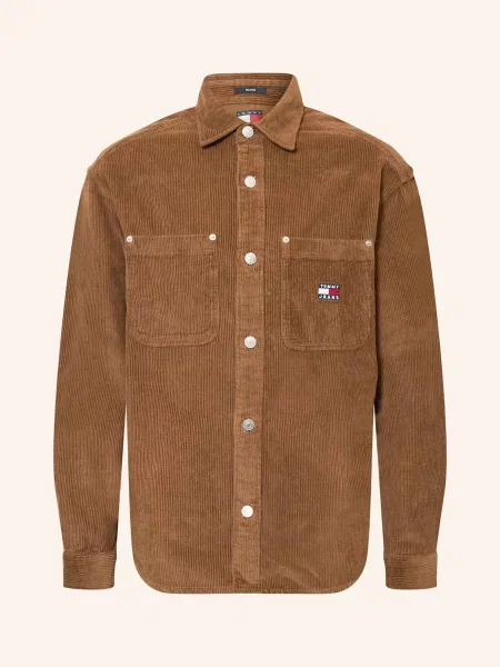Tommy Jeans Koszula Wierzchnia Ze Sztruksu braun brązowa