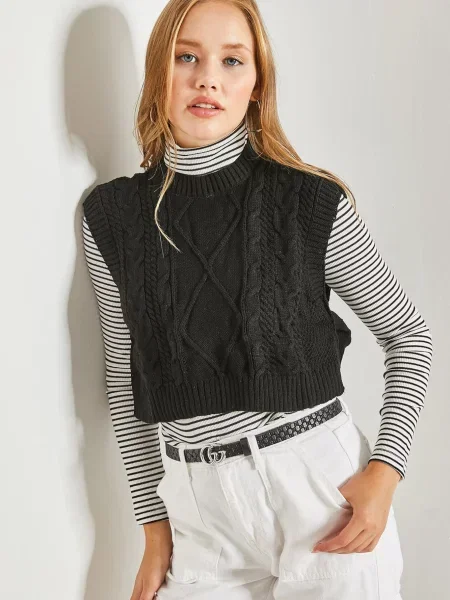 Vestă Bianco Lucci negru