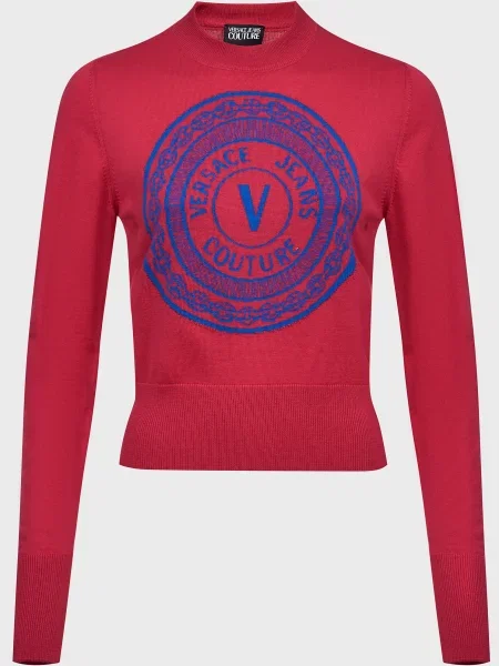 Свитер Versace Jeans Couture розовый