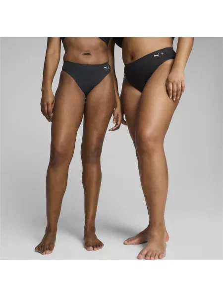 Bezszwowe figi bikini PUMA x Modibodi Active zapewniające średnią/wysoką ochronę czarne