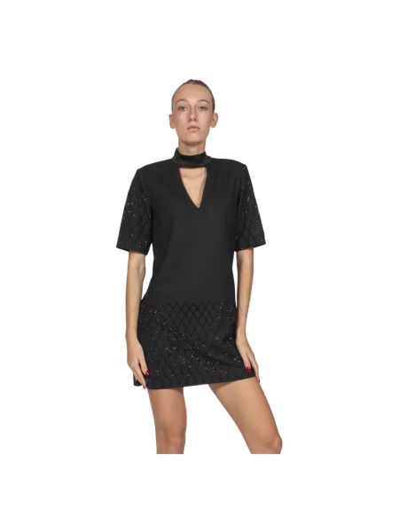 Sukienka Pinko elegancka wełniana czarna