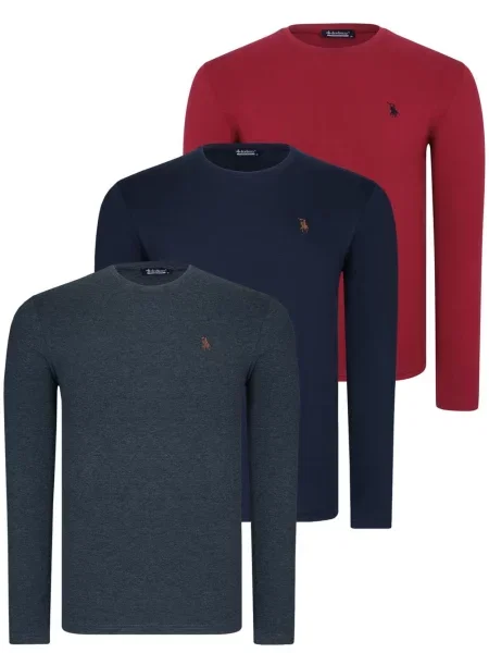 Суитчър Dewberry с кръгло деколте синьо