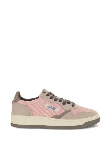 Sneakerși Autry de catifea cord roz