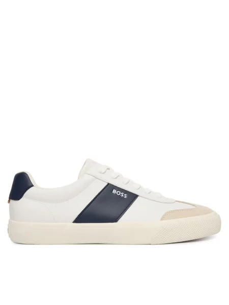 Sneakersy Hugo skórzane białe