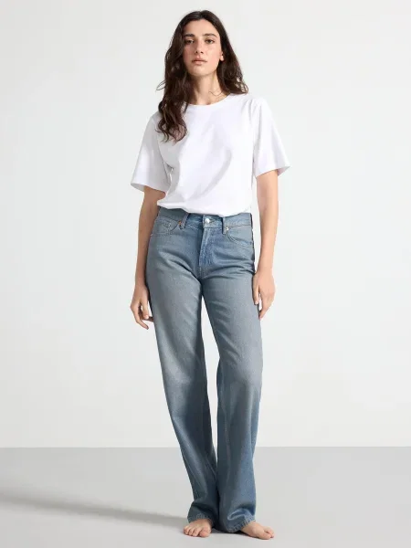 Lindex Džínsy Sia denim modrá