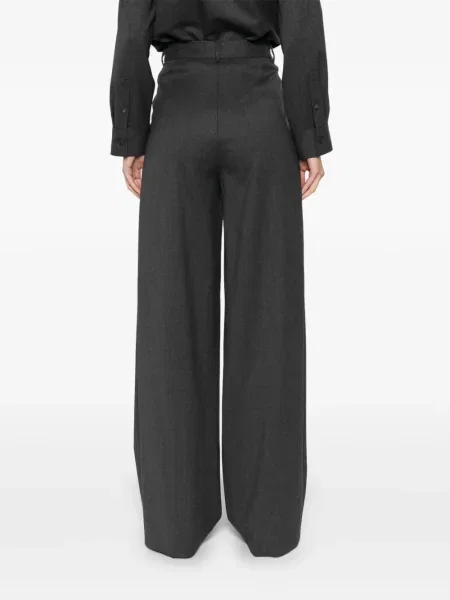 Pantaloni Medeea plisate gri
