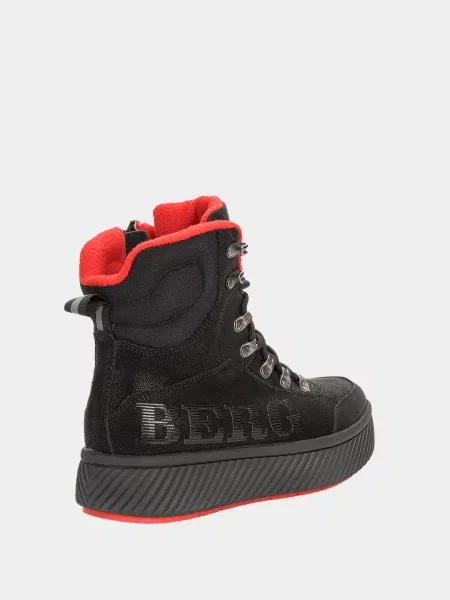 Кожаные ботинки Grunberg черные