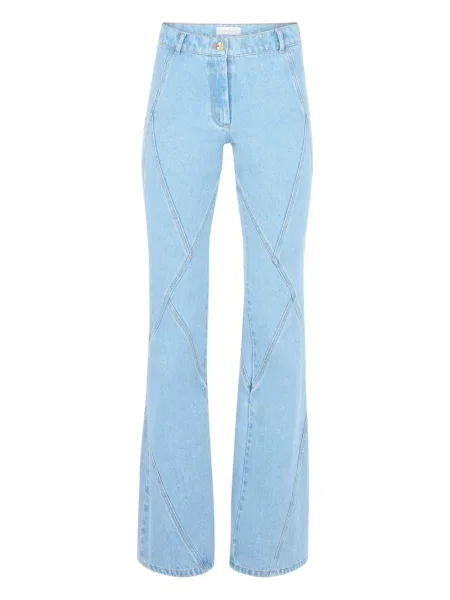Blugi evazați Nina Ricci albastru