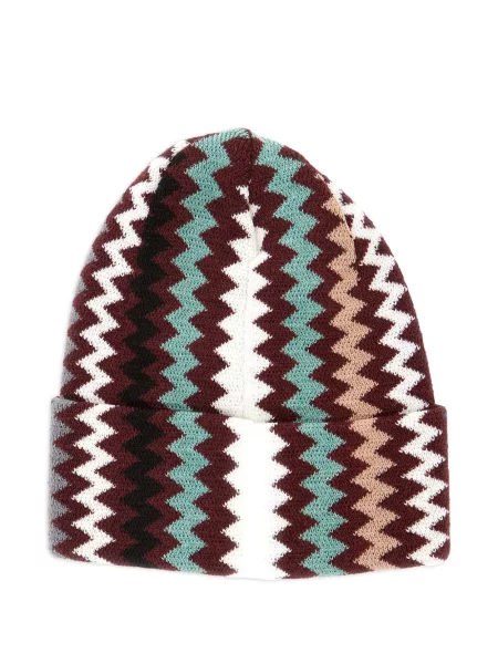 Căciulă Missoni tricotate maro