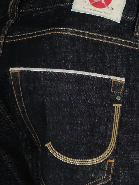 Blugi Japan Rags cu 5 buzunare albastru