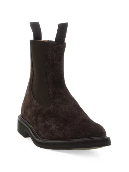 Botine chelsea Tricker's din piele de căprioară maro