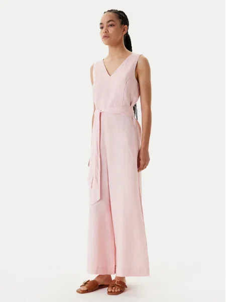 United Colors Of Benetton Salopetă Wide Leg roz