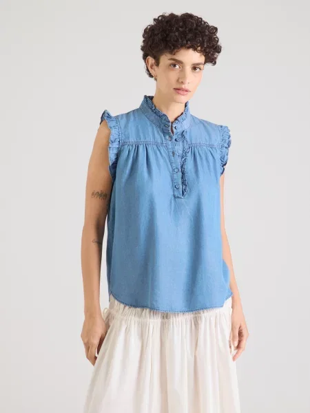 Rosemunde Blúzka Dallas denim modrá
