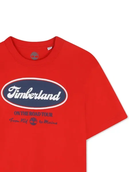 Koszulka dziecięca Timberland czerwona