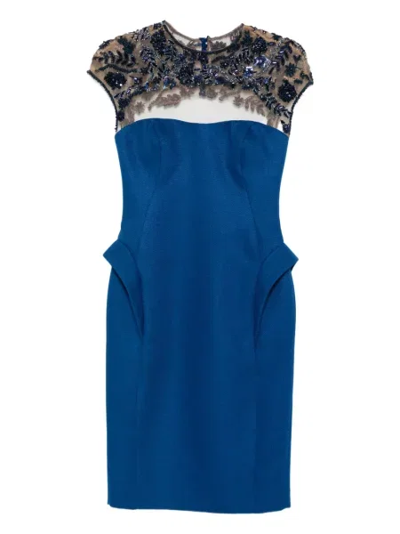 Rochie Gemy Maalouf cu paiete albastru