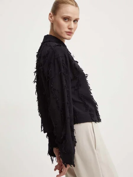 Srajca Day Birger et Mikkelsen Kenya Organic Cotton Texture RD črna