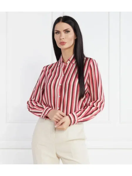 Marella De mătase cămașă NIRVANA roz