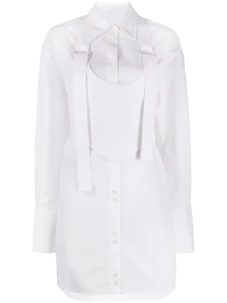 Rochie tip cămașă Ellery alb