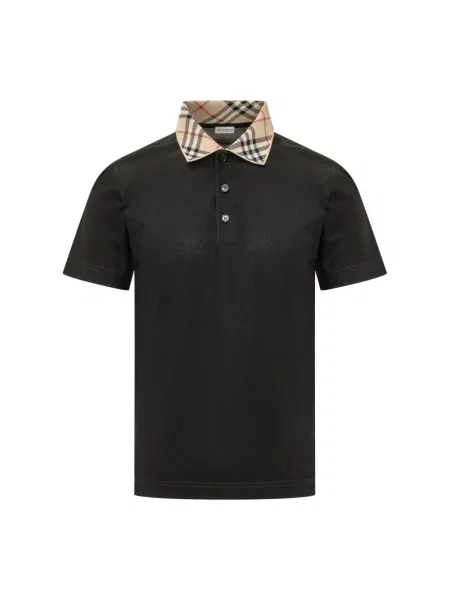 Koszulka polo Burberry czarna