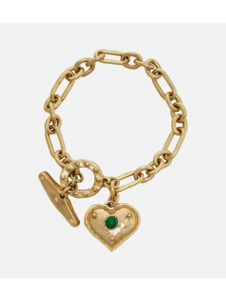 Pandantiv Alemais cu motiv cu inimi auriu