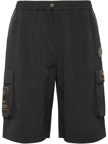 Pantaloni scurți cargo Plein Sport negru