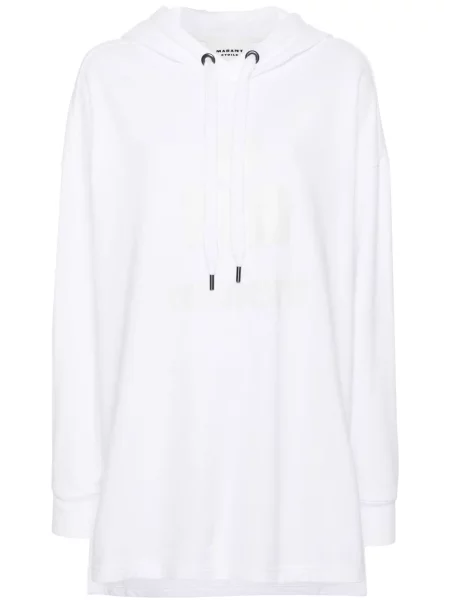 Суичър с качулка Marant Etoile бяло