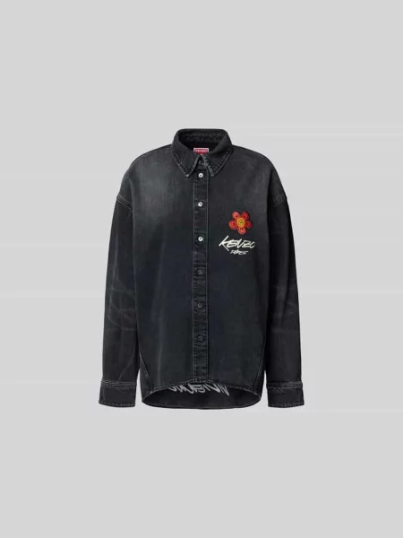 Bluzka jeansowa z listwą guzikową Kenzo