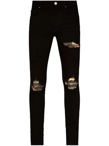 Mršav skinny fit traperice Amiri crna