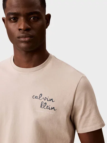 Футболка Calvin Klein Jeans бежева