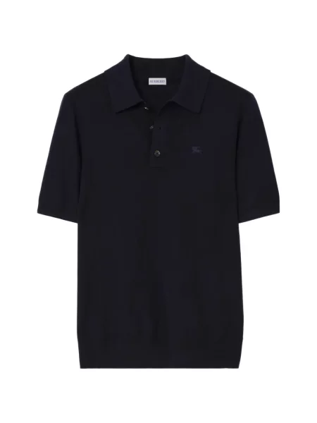 Polo Burberry din cașmir albastru