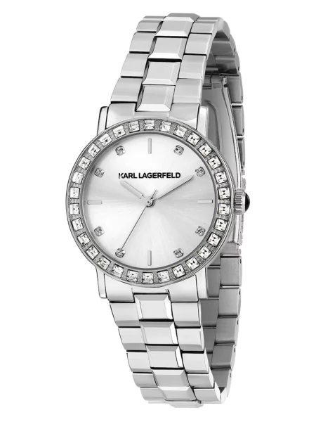 Ceas KARL LAGERFELD argintiu