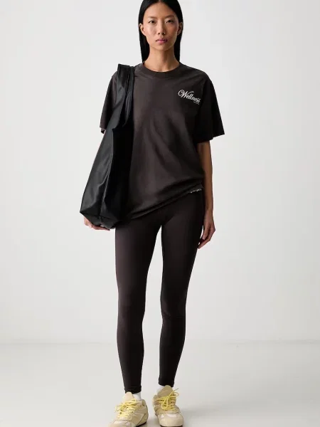 Sporty & Rich Soho t-shirt καφέ