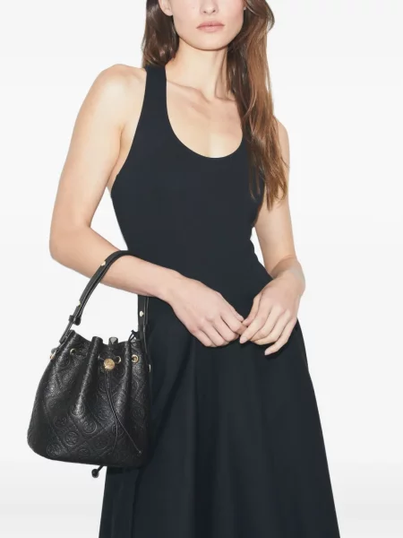 Geantă bucket Tory Burch negru