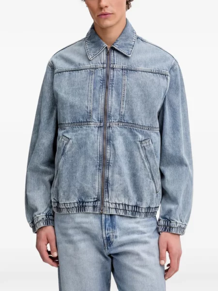 Gulerat pantaloni Levi's® evazate zdrențuiți albastru
