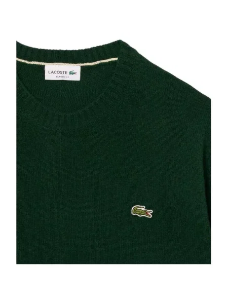 Pulover Lacoste de lână verde