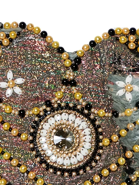 Curea Reem Acra cu mărgele albastru