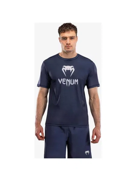 Koszulka z krótkim rękawem Venum Classic Dry Tech granatowy S niebieska