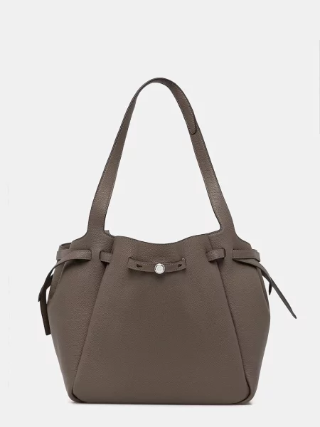 Tory Burch geantă de piele Rommy maro