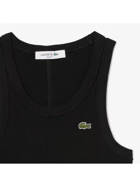 Топ Lacoste черный