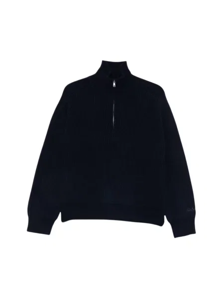 Sweter z golfem Mc2 Saint Barth niebieski