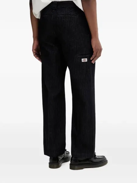 Blugi Dickies cu model herringbone albastru