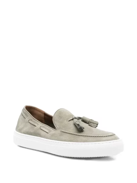Pantofi loafer Fratelli Rossetti din piele verde