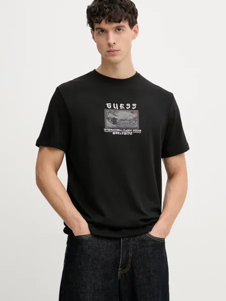 Guess tričko černé