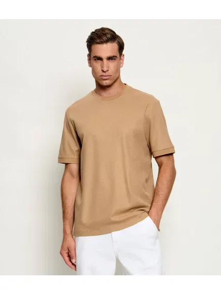 BOSS BLACK Tricou H-Taut 88 | mercerizat negru