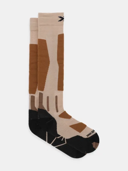 Чорапи за сноуборд X-Socks SNOWBOARD DISCOVER OTC кафяво