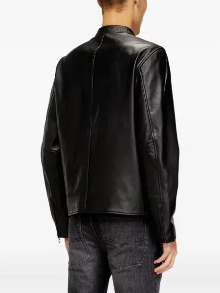 Geanta de piele Diesel negru