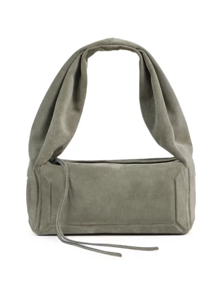 Τσάντα shopper Maison Margiela σουέτ πράσινο